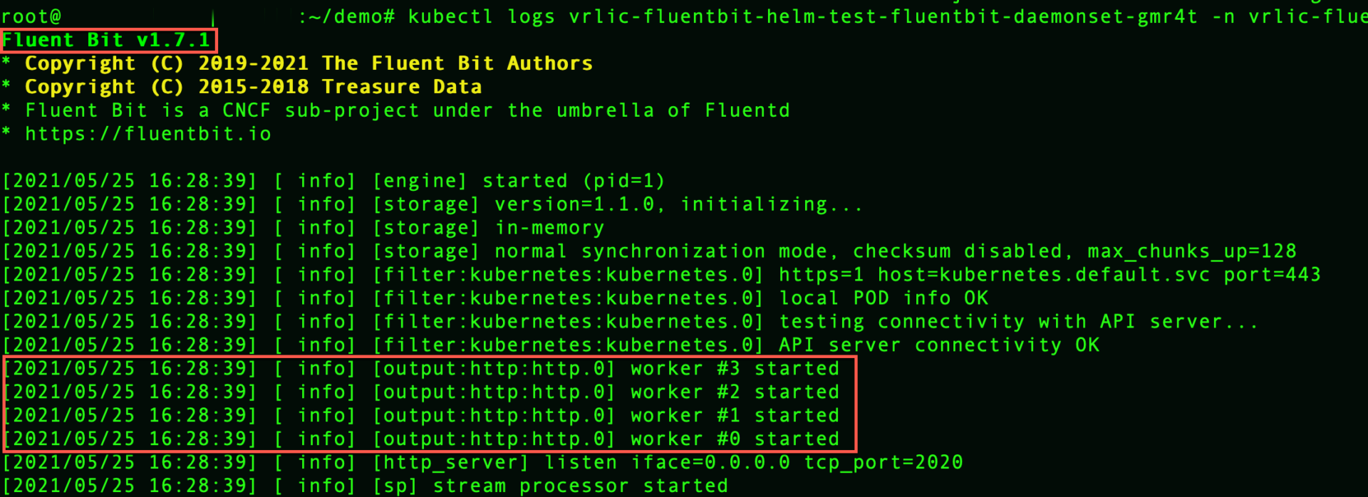 Presenting Fluentbit HelmChart for vRealize LogInsight Cloud